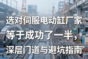 选对伺服电动缸厂家，等于成功了一半，深层门道与避坑指南