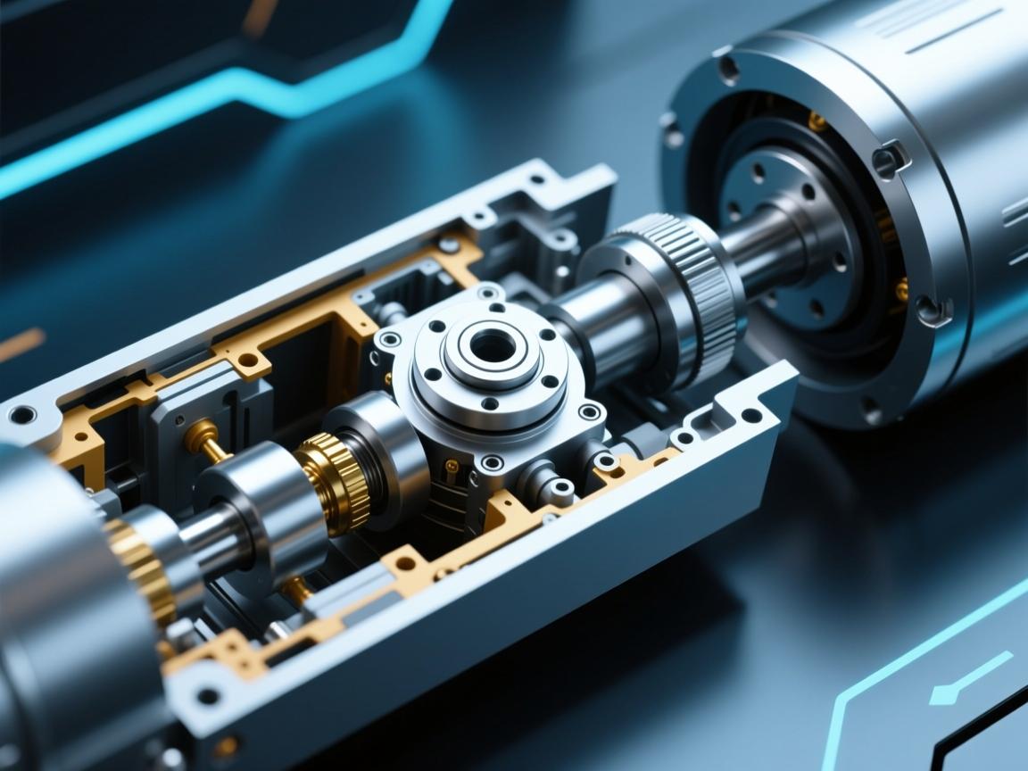 伺服电动缸的内部结构主要由以下核心部件构成，