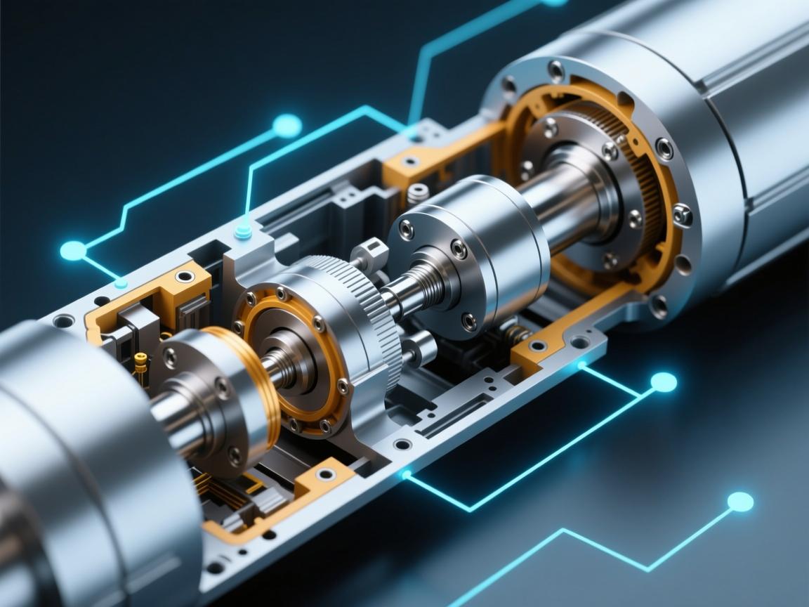 伺服电动缸的内部可视为一个协同工作的精密系统，主要由以下几个核心组件构成，