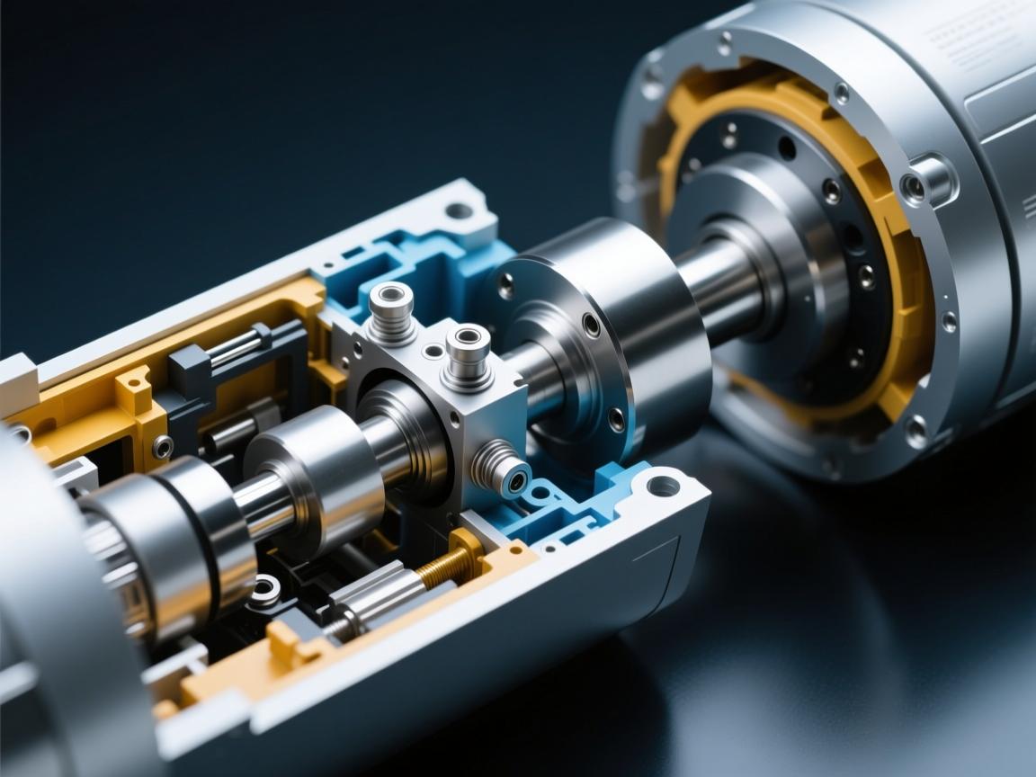 伺服电动缸的内部结构由多个核心部件紧密配合，共同实现稳定、可靠的直线位移控制。