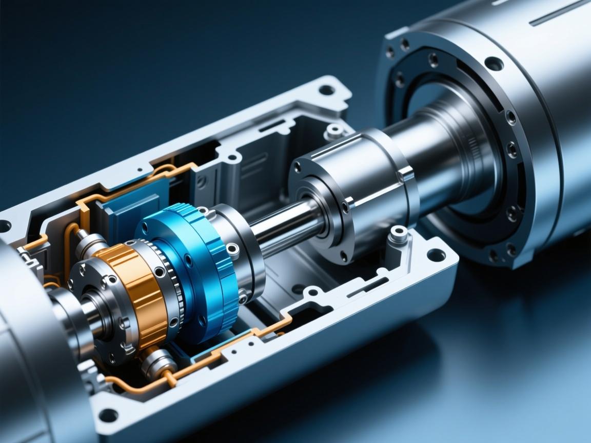 伺服电动缸的内部结构可视为一个高效协同的系统，主要由以下核心部件构成，