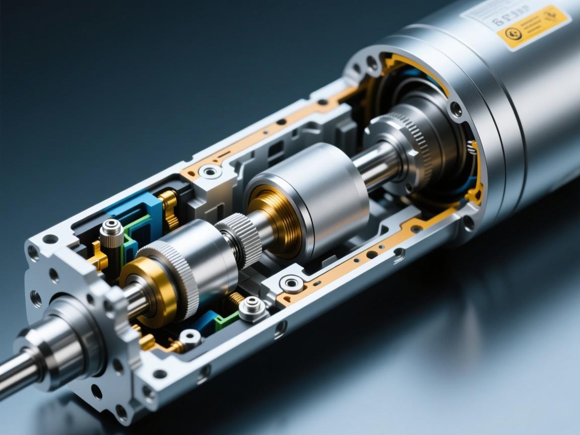 伺服电动缸的内部可视为一个高度集成的精密传动系统，主要由以下几个核心部件构成，