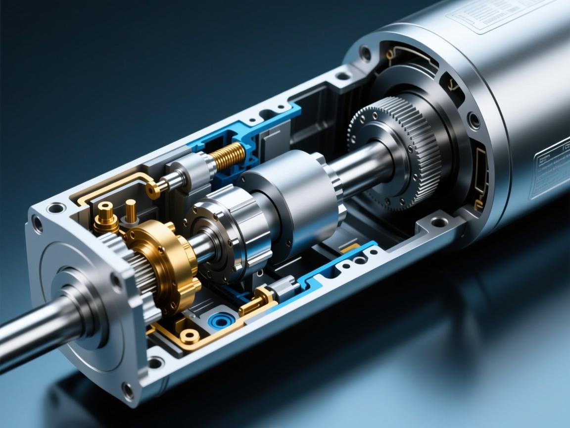 伺服电动缸的内部结构主要由以下几个核心部件协同构成，