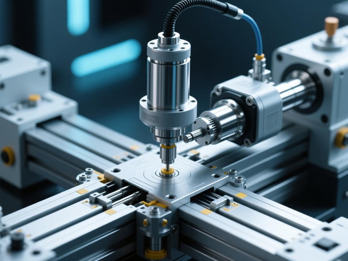 伺服电动缸可视为一个高度集成的机电一体化模块,其核心设计理念围绕高效、精准、刚性地传递动力与运动展开。整体结构通常由以下几大关键部分协同作用构成,