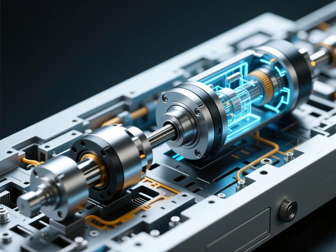 伺服电动缸的结构可视为一个高度集成的协同系统，主要由五大核心模块构成。它们环环相扣，共同确保整体性能的稳定与高效。