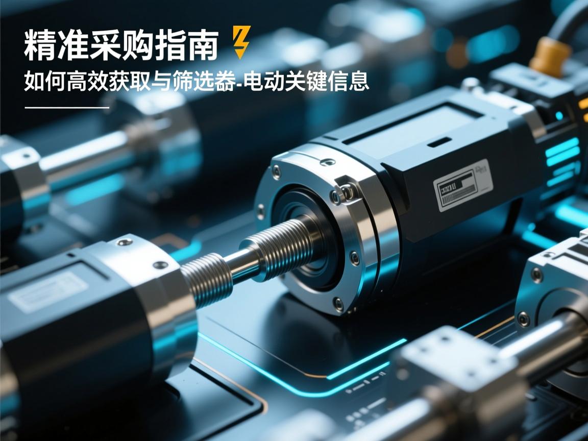 精准采购指南，如何高效获取与筛选伺服电动缸关键信息