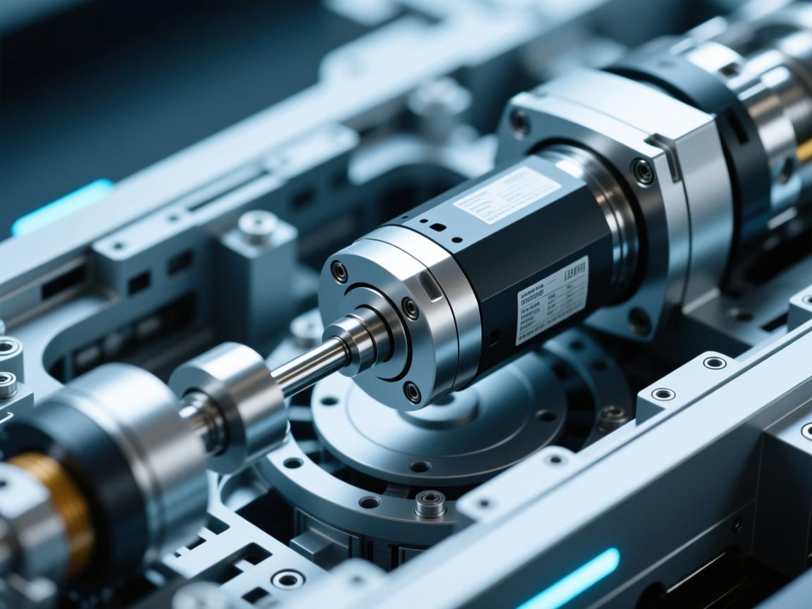 一套典型的伺服电动缸，可视为一条高效的动力转换与传递链，主要由以下五大核心部分协同工作构成，