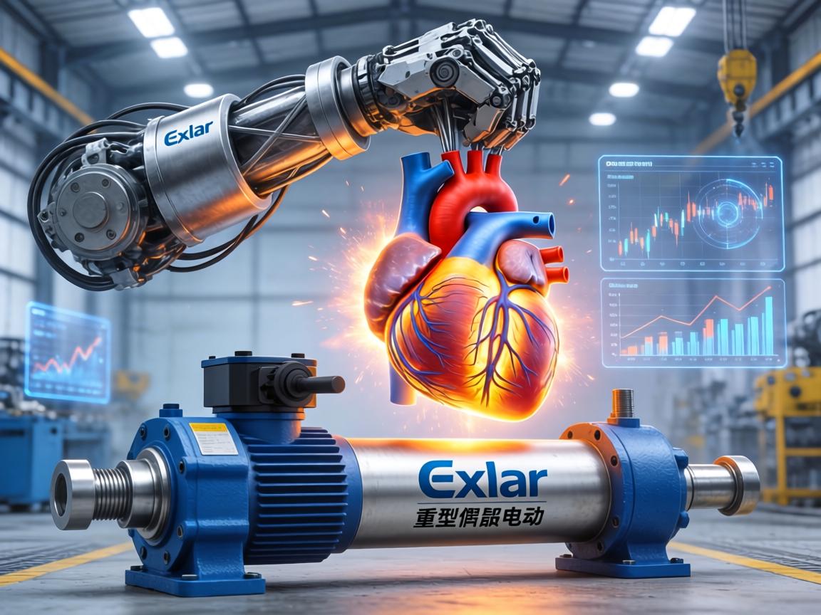 当钢铁巨臂拥有智慧心脏，Exlar重型伺服电动缸如何重塑工业力量美学