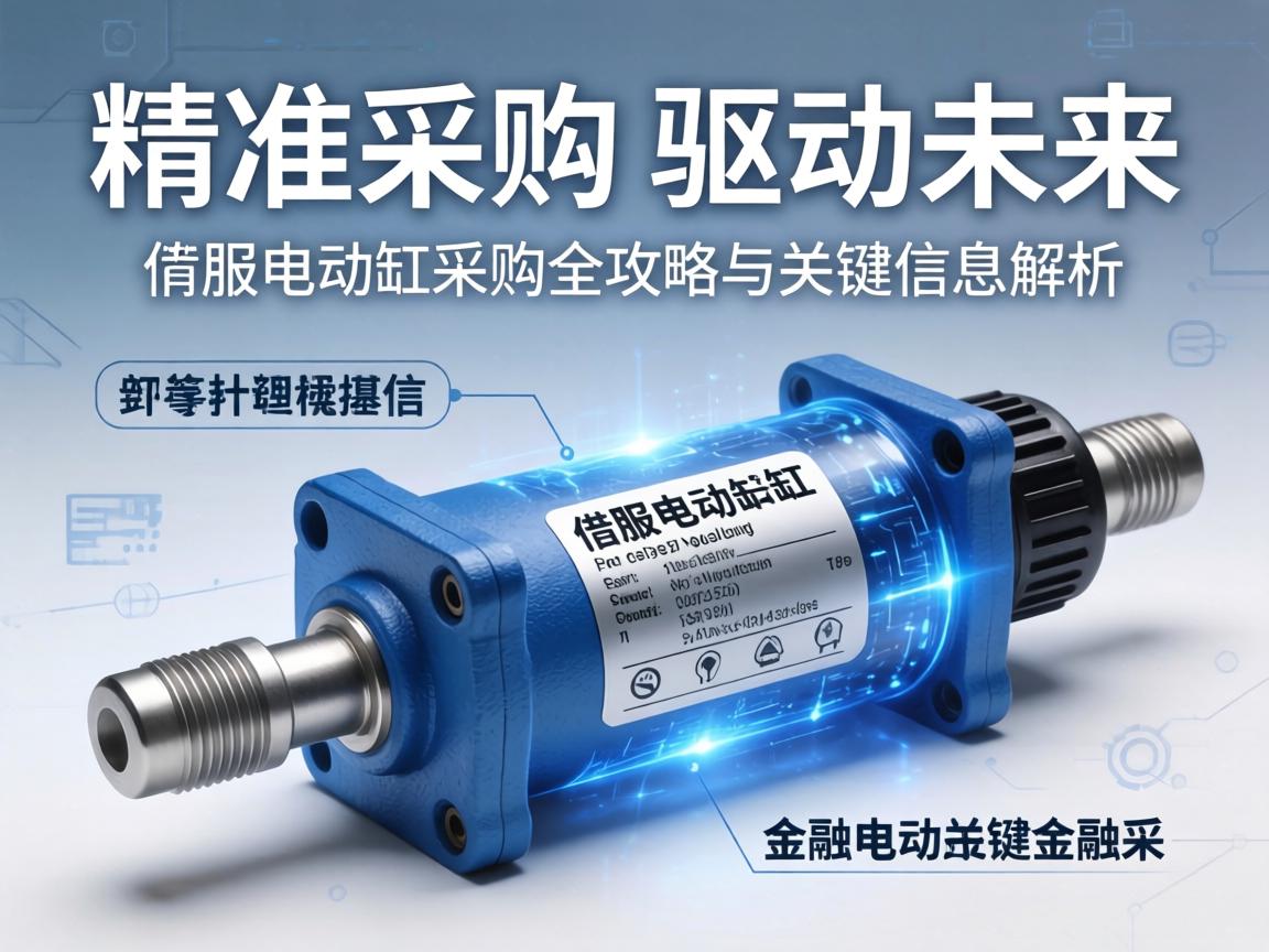 精准采购,驱动未来,伺服电动缸采购全攻略与关键信息解析 精准采购,驱动未来,伺服电动缸采购全攻略与关键信息解析