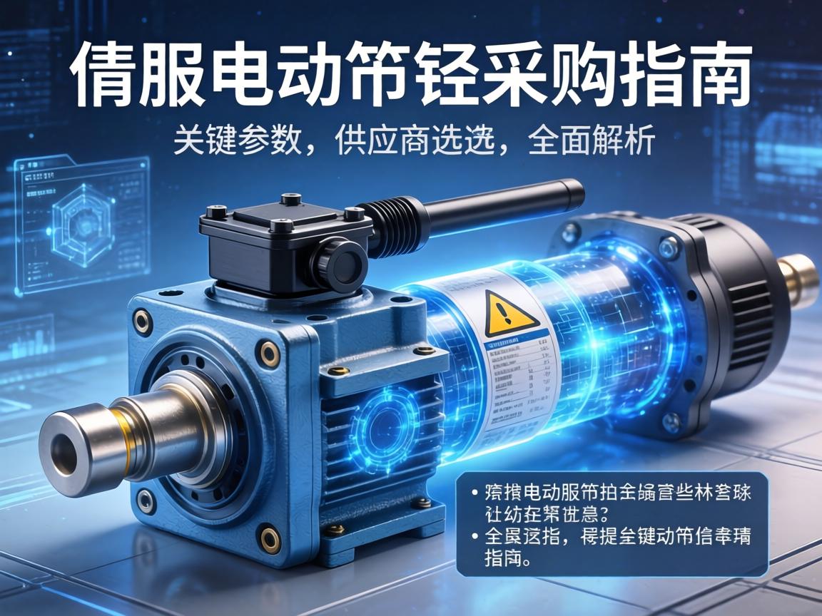 伺服电动缸采购指南，从关键参数到供应商选择的全面解析