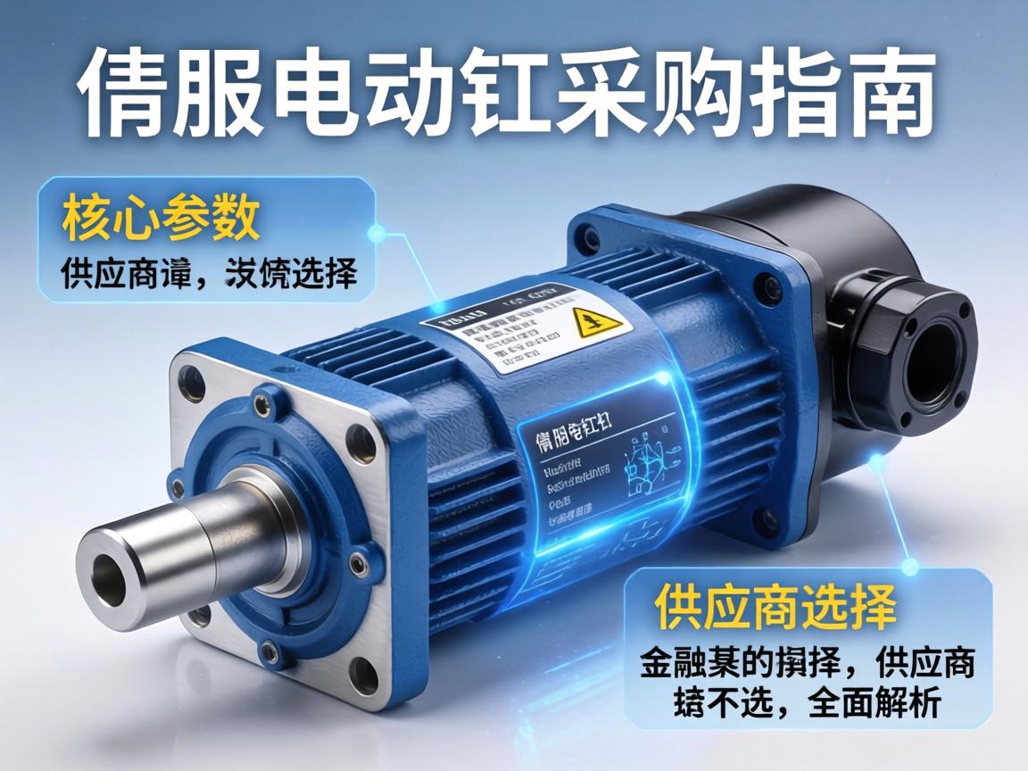 伺服电动缸采购指南，从核心参数到供应商选择的全面解析