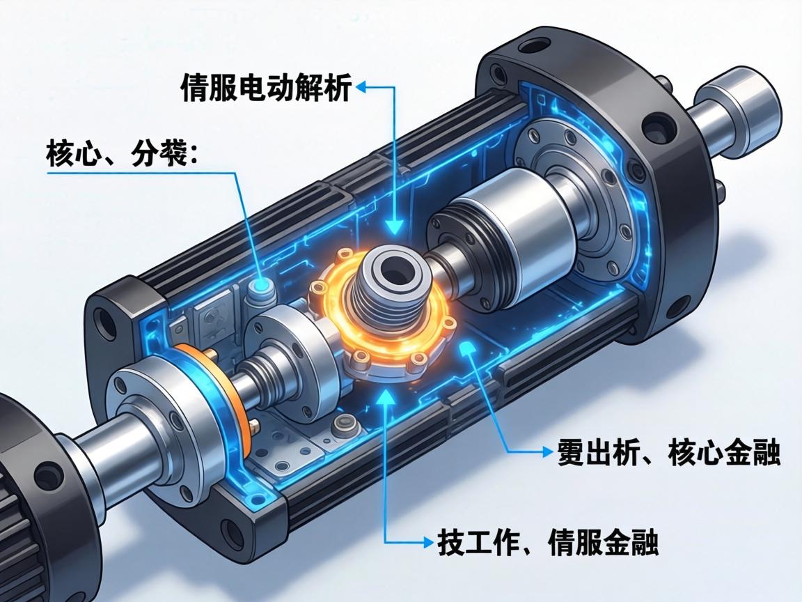 伺服电动缸的核心内部结构