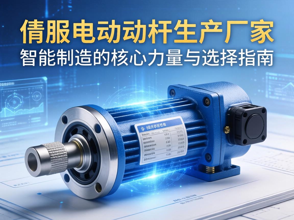伺服电动缸生产厂家的行业角色