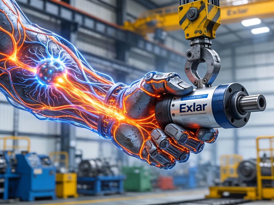 当钢铁巨臂拥有智慧神经,Exlar重型伺服电动缸如何重塑工业力量美学 当钢铁巨臂拥有智慧神经,Exlar重型伺服电动缸如何重塑工业力量美学