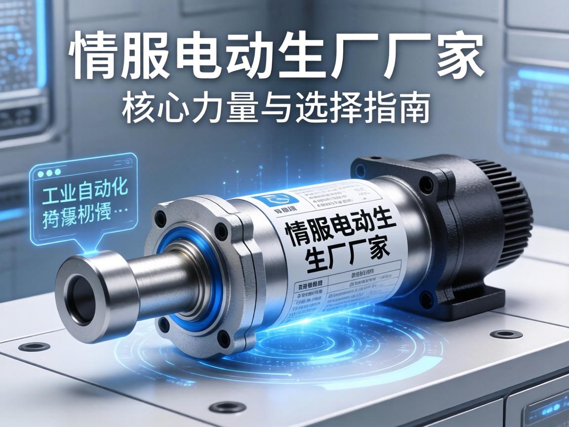 伺服电动缸生产厂家的角色与重要性