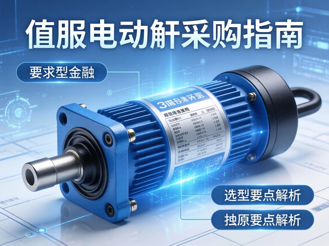 伺服电动缸采购全攻略，核心要点与选型指南