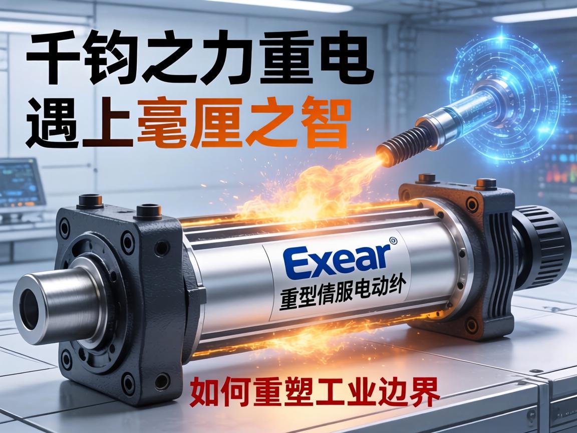 当千钧之力遇上毫厘之智,Exlar重型伺服电动缸如何重塑工业边界 当千钧之力遇上毫厘之智,Exlar重型伺服电动缸如何重塑工业边界