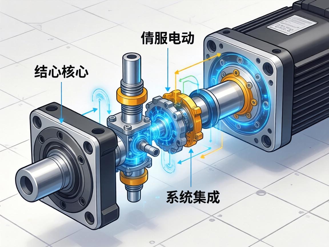 核心动力源，伺服电机与驱动器