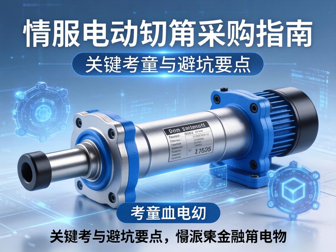 在工业自动化浪潮中，伺服电动缸作为精密直线传动的核心部件，其采购决策直接关系到设备性能与生产效益。掌握科学的采购方法论，已成为工程师与采购人员的必备能力。