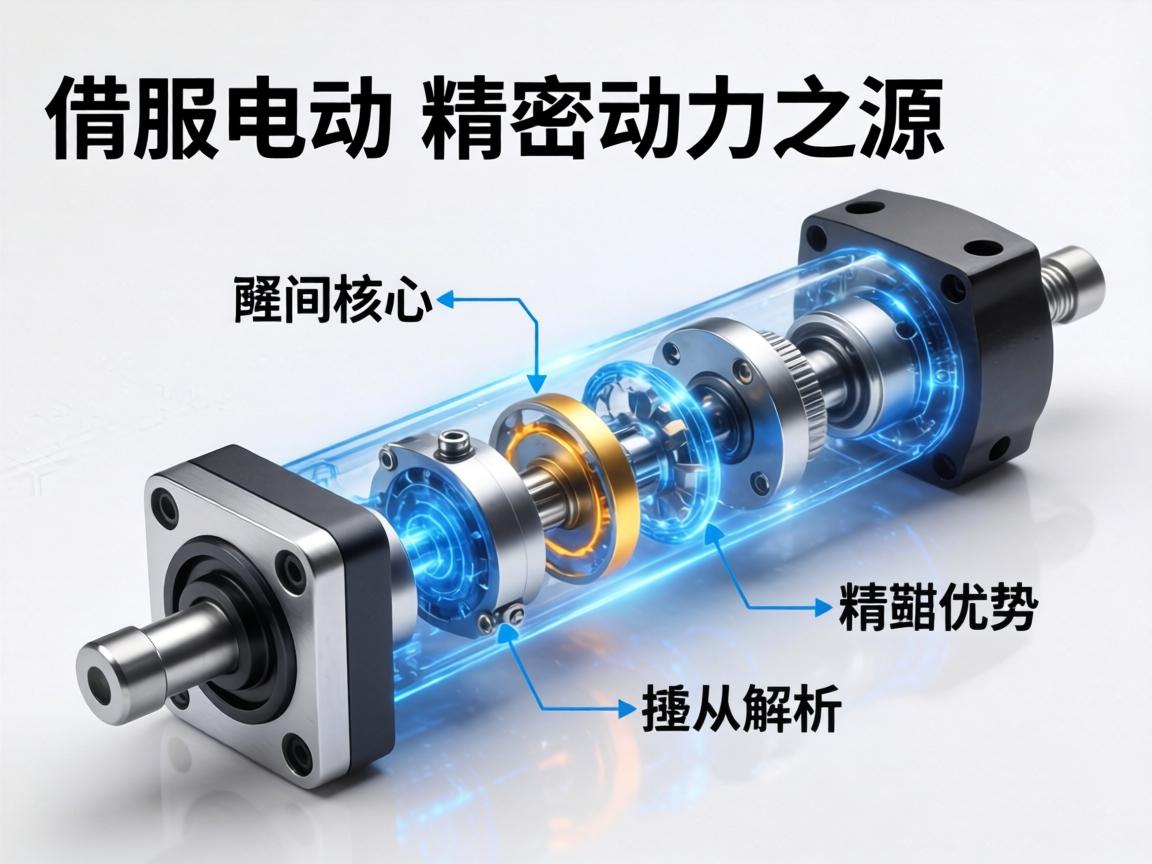 伺服电动缸的整体结构是一个高度集成、协同运作的精密系统，主要包括以下几大核心模块，