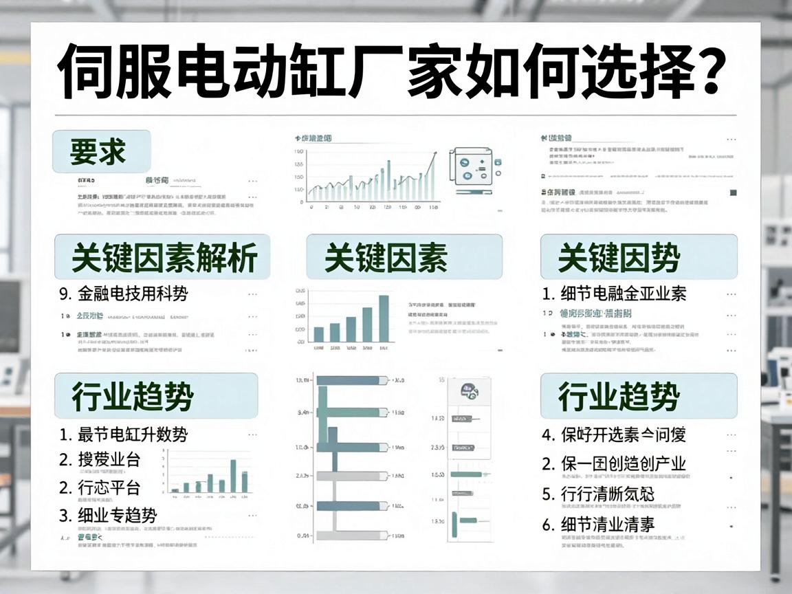 伺服电动缸的核心技术指标