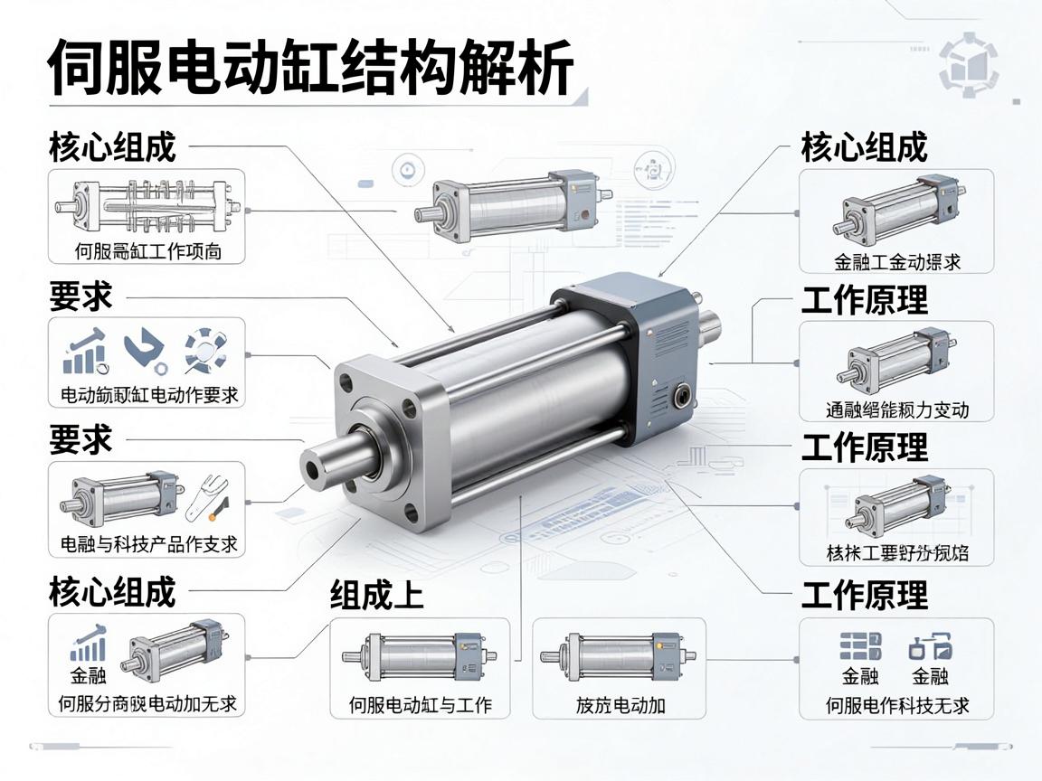伺服电动缸结构解析，核心组成与工作原理