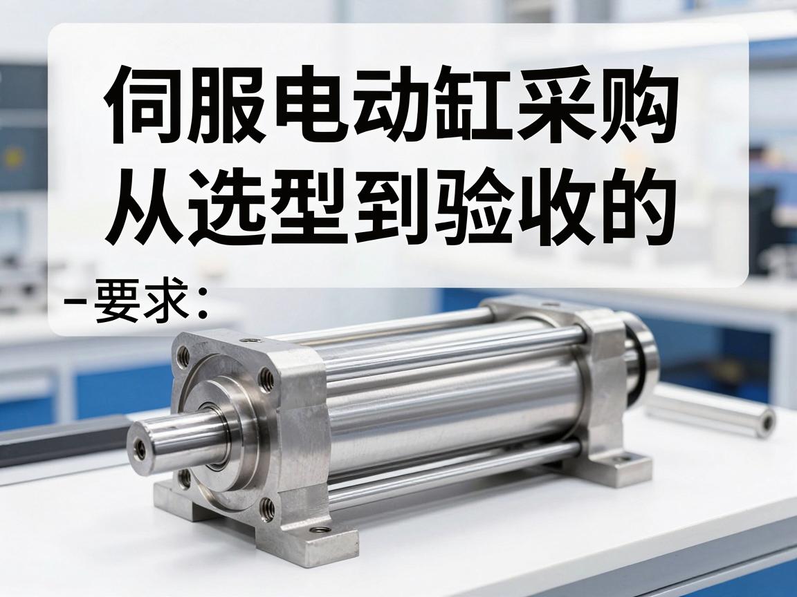 伺服电动缸采购,从选型到验收的关键指南 从选型到验收的关键指南