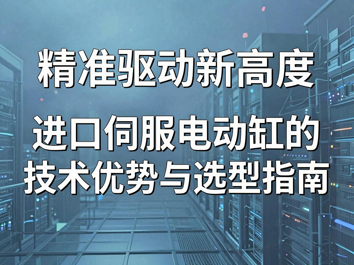 进口伺服电动缸的技术优势与选型指南