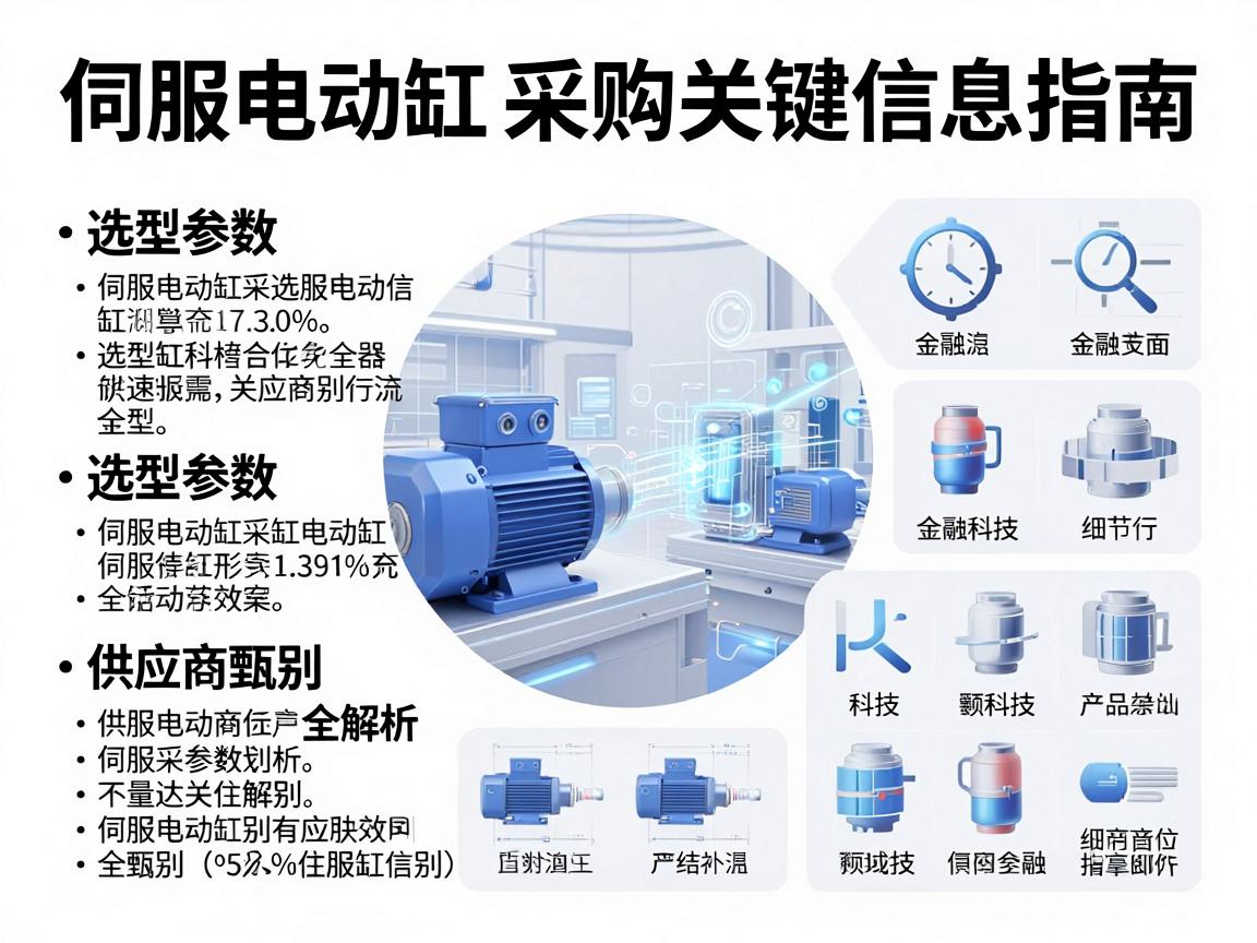 伺服电动缸采购关键信息指南,选型参数与供应商甄别全解析 伺服电动缸采购关键信息指南