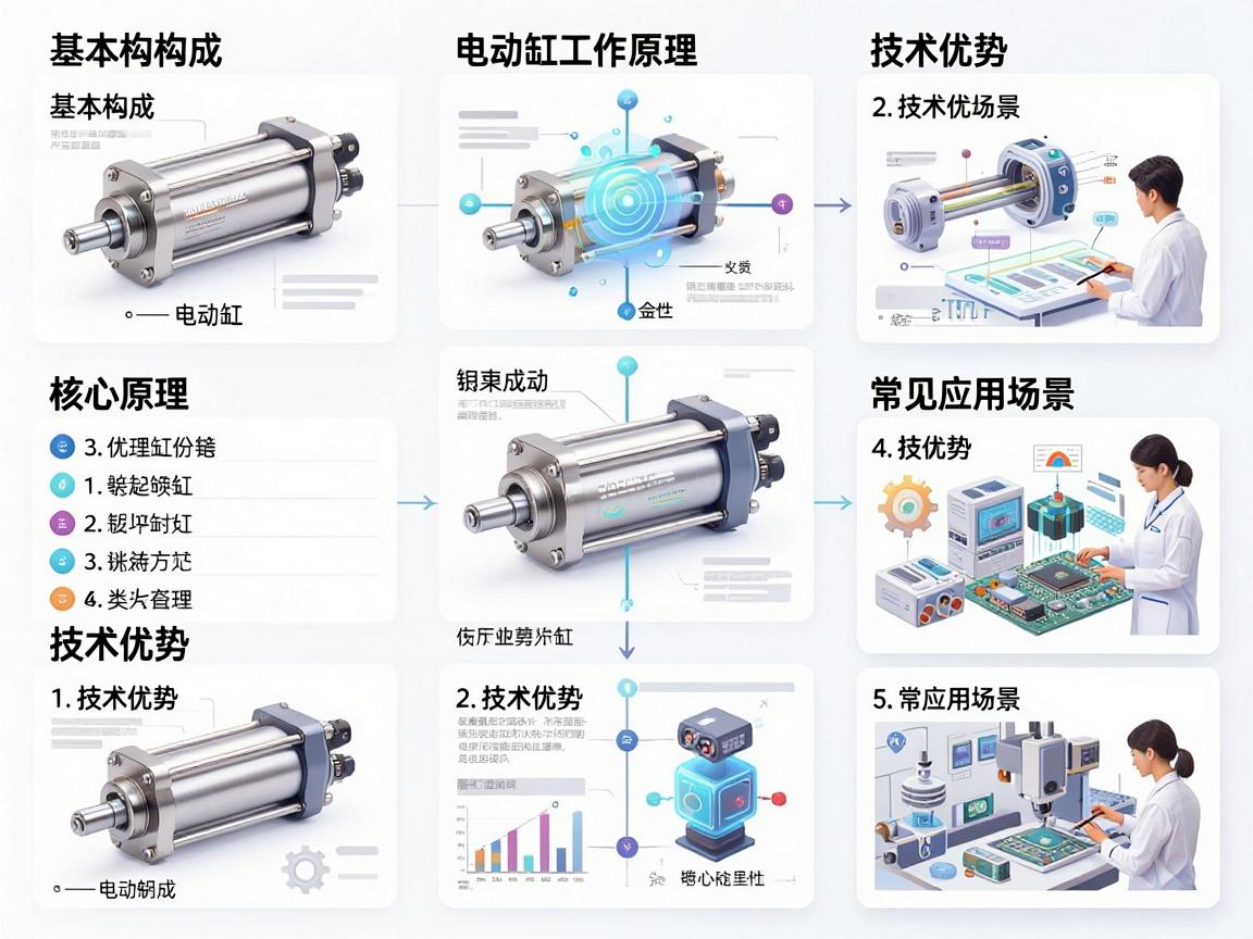 从旋转到直线,深度解析电动缸的工作原理与技术优势