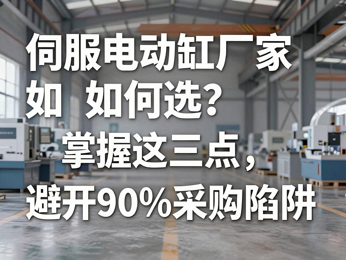伺服电动缸厂家如何选?掌握这三点,避开90%的采购陷阱 伺服电动缸厂家如何选