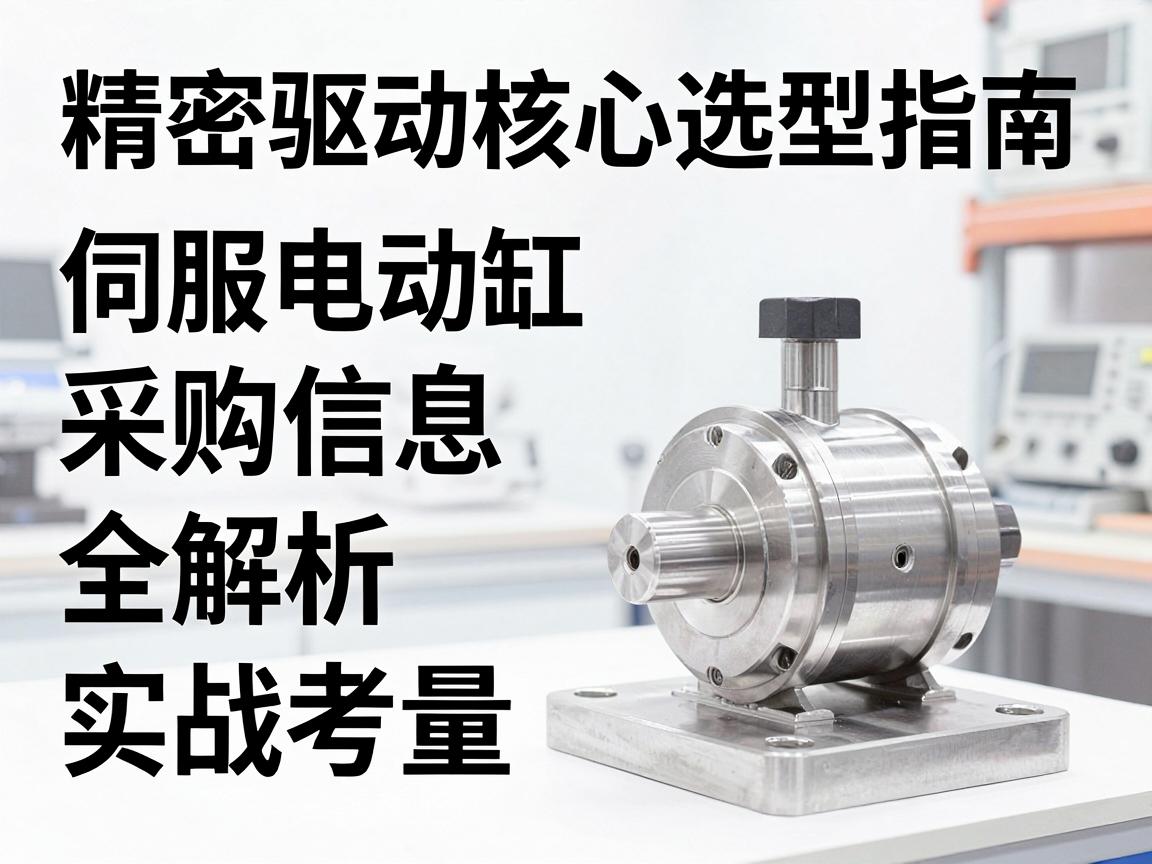 精密驱动核心选型指南,伺服电动缸采购信息全解析与实战考量 伺服电动缸采购信息全解析与实战考量