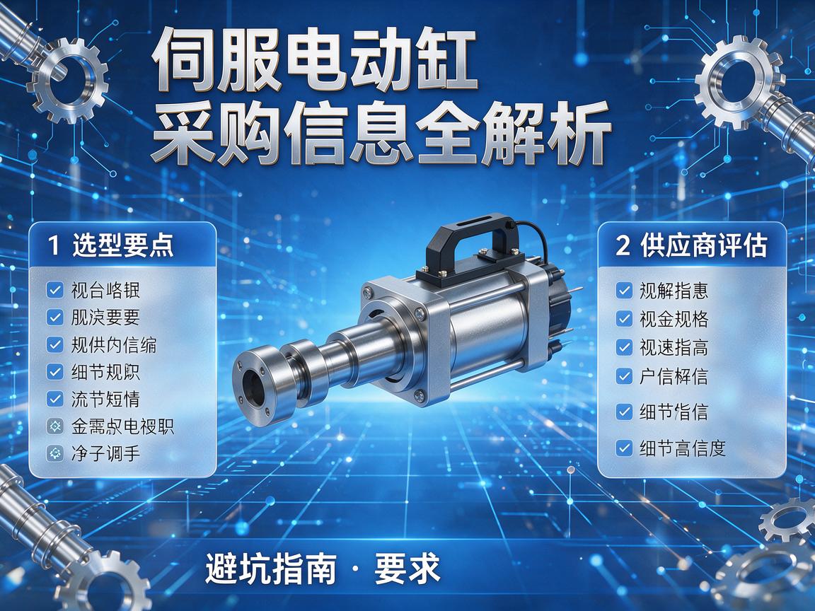 为什么伺服电动缸的采购决策如此关键？