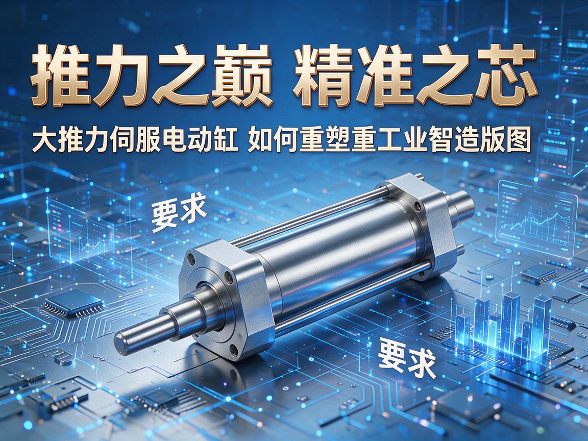 推力之巅,精准之芯,大推力伺服电动缸如何重塑重工业智造版图 大推力伺服电动缸如何重塑重工业智造版图