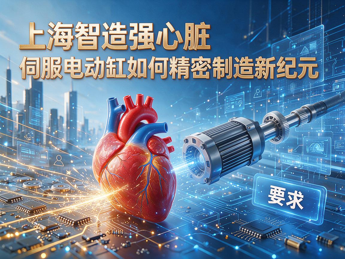 上海智造强心脏,伺服电动缸如何驱动精密制造新纪元 伺服电动缸如何驱动精密制造新纪元