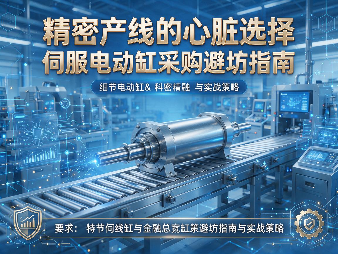 精密产线的心脏选择,伺服电动缸采购避坑指南与实战策略 伺服电动缸采购避坑指南与实战策略