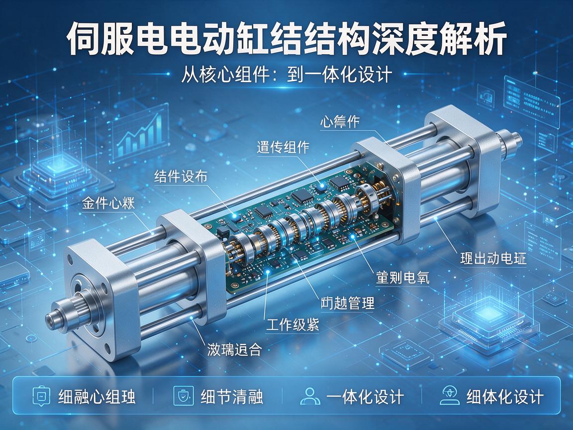 伺服电动缸结构深度解析,从核心组件到一体化设计