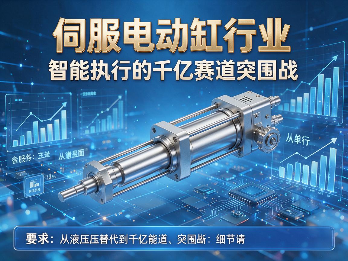 伺服电动缸行业,从液压替代到智能执行的千亿赛道突围战
