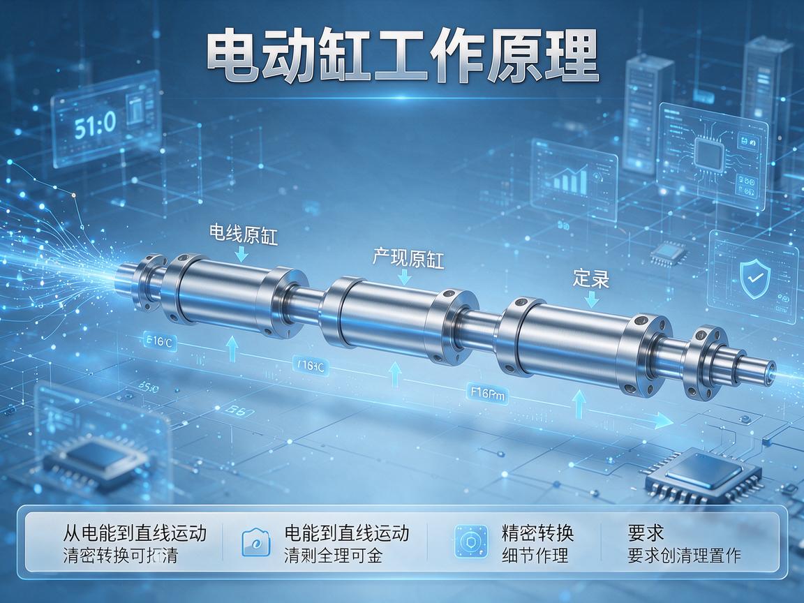 下面从几个关键环节来详细解析电动缸的工作原理。