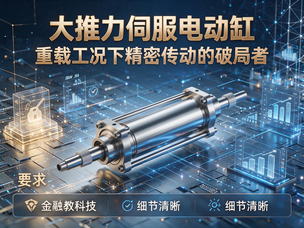 大推力伺服电动缸,重载工况下精密传动的破局者 重载工况下精密传动的破局者